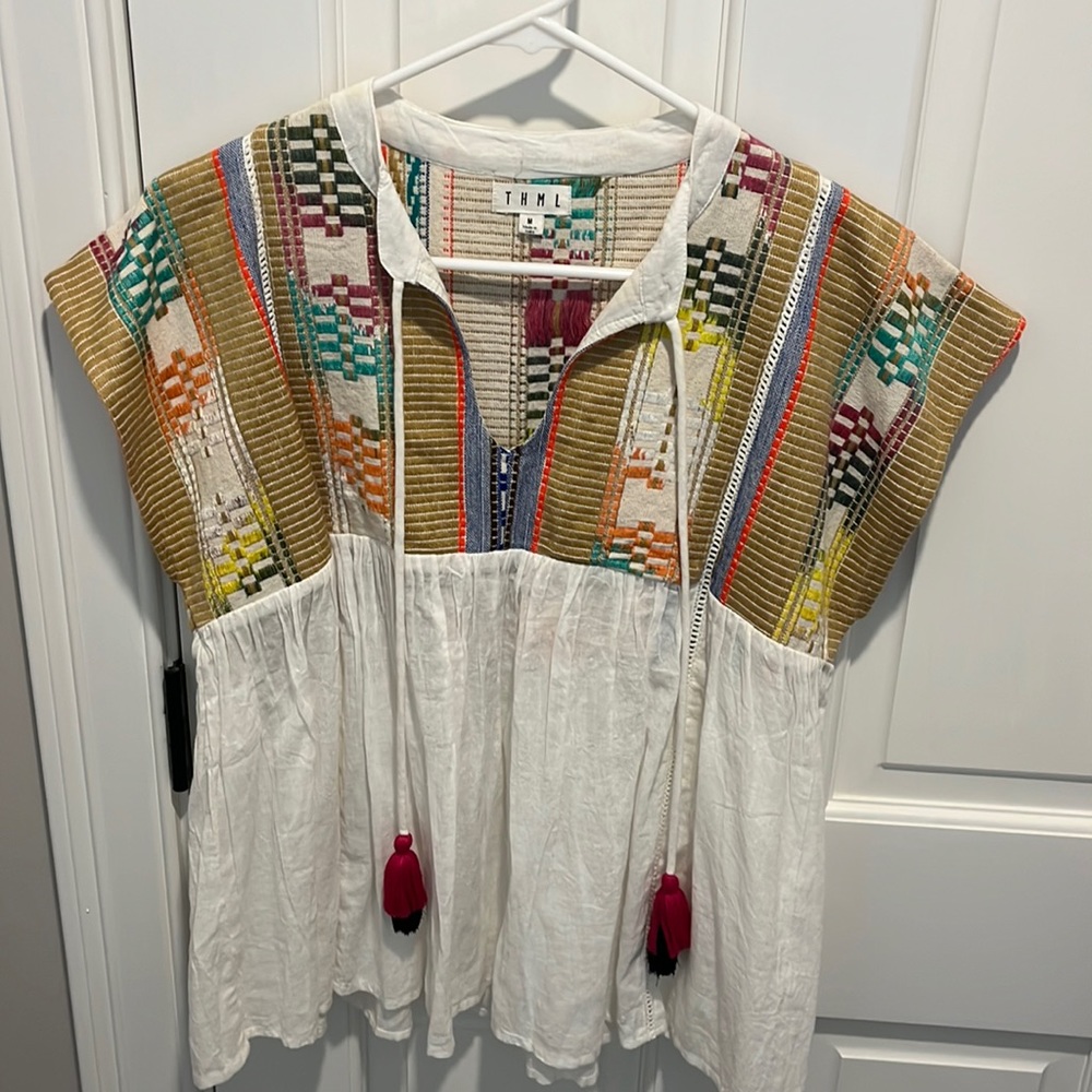 Womens flowy boho top.
